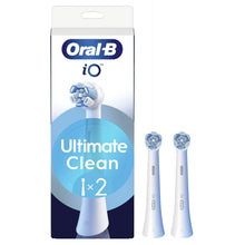 Carica l'immagine nel visualizzatore di Gallery, Oral-B Testine di Ricambio iO Series Ultimate Clean, 2 testine rotonde originali per Spazzolino Elettrico, setole CrissC