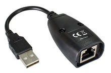 Carica l'immagine nel visualizzatore di Gallery, Techly 361322 Extender USB su Cavo Cat. 5E/6 Fino a 50m Nero