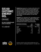 Carica l'immagine nel visualizzatore di Gallery, Science in Sport GO Gel Energetici Isotonici, Arancia, 15 x 60ml