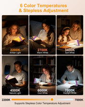 Carica l'immagine nel visualizzatore di Gallery, Gritin 2026 2a Gen Luce per Lettura Libri a Letto- 14 LED Spettro Completo