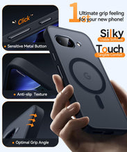 Carica l'immagine nel visualizzatore di Gallery, CANSHN Magnetica Cover per Google Pixel 9a (6.3 Pollici), [Protezione Completa Della Fotocamera] Custodia Traslucida Opa