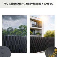 Carica l'immagine nel visualizzatore di Gallery, LEIVESTE Strisce Frangivista in PVC per Recinzione e Ringhiera, 19 cm x 35 m, 450 g/m², Fascia Privacy Anti-UV e Imperme