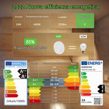 Carica l'immagine nel visualizzatore di Gallery, Aigostar Plafoniera LED Soffitto Moderna,24W Equivalente a 162W,Ø28.5cm,2700LM alta luminosità,Lampada da Soffitto LED 4