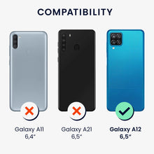Carica l'immagine nel visualizzatore di Gallery, kwmobile Custodia Compatibile con Samsung Galaxy A12 Cover - Back Case per Smartphone in Silicone TPU - Protezione Gomma