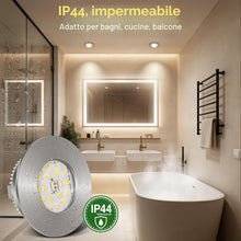 Carica l'immagine nel visualizzatore di Gallery, TaoFiaCo 6W Faretti da Incasso LED 230V Bianco Neutro 4000K, Set di 6