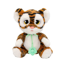 Carica l'immagine nel visualizzatore di Gallery, BABY PAWS TIGRE PELUCHE INTERATTIVO Tigre con suoni che apre e chiude gli occhi e include una borsa per trasportarlo. Pe
