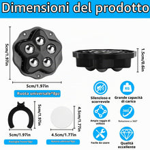 Carica l'immagine nel visualizzatore di Gallery, 8Pz Ruote per Mobili Pesanti,Rotelle per Mobili Autoadesive Piccole