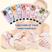 Carica l'immagine nel visualizzatore di Gallery, 40 Pack Creme per Le Mani Set Regalo di Natale, Mani Secche e Screpolate Piedi Corpo Idratante Profumo per Mani Piedi Giorno Notte Crema Idratante- Assorbe Rapidamente, Buon Odore, Non unge (1200 ml)