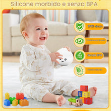 Carica l'immagine nel visualizzatore di Gallery, Luce notturna per bambini, lampada in silicone con luce calda dimmerabile progressiva e luce a 7 colori, luce notturna r