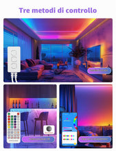 Carica l'immagine nel visualizzatore di Gallery, SP611E Controller LED Bluetooth con Telecomando IR, Doppia Interfaccia a 3 PIN, Controllo APP per Smartphone per Strisce