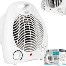 Carica l'immagine nel visualizzatore di Gallery, Teesa TSA8025 - Termoventilatore con 3 modalità di funzionamento, 2 impostazioni di calore (1000 W, 2000 W), termostato 