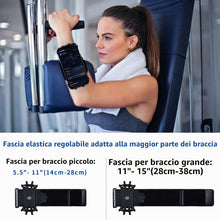 Carica l'immagine nel visualizzatore di Gallery, Porta Cellulare Braccio, 360° Rotazione Fascia Porta Cellulare Running per Jogging Trekking Palestra, Fascia da Braccio 