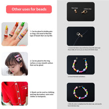 Carica l'immagine nel visualizzatore di Gallery, Elekin Bambini Perline, 800+ Set di Perline Fai Da Te per Bambini, Braccialetti Fai Da Te, Collane, Perline per Bracciale, Kit per la Creazione di Gioielli Colorati