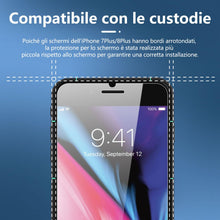 Carica l'immagine nel visualizzatore di Gallery, NEW'C Pellicola Vetro per iPhone 8 Plus/7 Plus, in Vetro Temperato