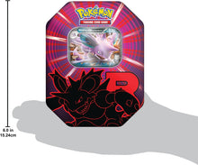 Carica l'immagine nel visualizzatore di Gallery, Pokémon: scatola da collezione Team Rocket - Nidoking-ex del GCC Pokémon (una carta promozionale olografica e quattro buste di espansione)