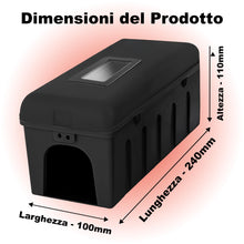 Carica l'immagine nel visualizzatore di Gallery, Roshield Trappola per Topi con Finestra di Ispezione - Contenitore Sicuro Facile da Posizionare in Casa, Capannone o Gar