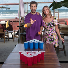 Carica l'immagine nel visualizzatore di Gallery, Boland 30852 - Set da birra pong, 22 bicchieri e 4 palline, gioco per feste, compleanni, gioco per feste divertenti