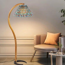 Carica l'immagine nel visualizzatore di Gallery, Paralume lampada da tavolo, paralume pieghettato floreale per lampade da tavolo, lampade da tavolo, 8 x 24 x 16 cm, per 