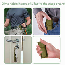 Carica l'immagine nel visualizzatore di Gallery, 7 in 1 Posate Pieghevoli Inox, 2 Pezzi Posate Campeggio Set, Posate da Campeggio, Posate Pieghevoli Campeggio, Posate Pi