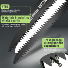 Carica l'immagine nel visualizzatore di Gallery, WORKPRO Seghe da Potatura 180mm, Seghe a Mano con Chiusura di Sicurezza