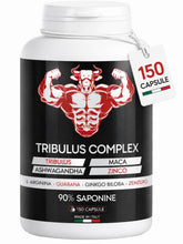 Carica l'immagine nel visualizzatore di Gallery, Tribulus terrestris alto dosaggio Integratore Uomo ad Effetto Rapido per Vigore ed Energia Ashwagandha 25 000 mg e Maca 