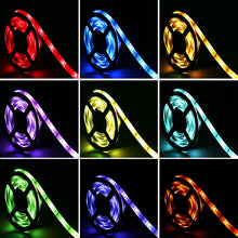 Carica l'immagine nel visualizzatore di Gallery, ACONDE - Striscia LED, striscia con luci LED USB, 2 metri, con telecomando a 24 tasti, retroilluminazione per TV, classe