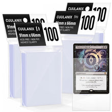 Carica l'immagine nel visualizzatore di Gallery, 400 PCS Bustine Protettive, 66 X 91 Mm Per Carte Collezionabili