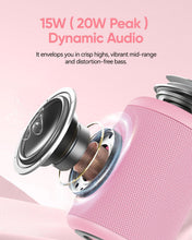 Carica l'immagine nel visualizzatore di Gallery, AY Cassa Bluetooth Portatile con Luci, Impermeabile IPX5, Stereo Paring, Ingresso AUX&amp;TF-Card, 24 Ore di Riproduzione, Piccolo Altoparlante wireless Bluetooth 5.3, Perfetto per Casa,Feste,All'aperto