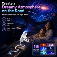 Carica l'immagine nel visualizzatore di Gallery, Proiettore di luce notturna, proiettore HD dinamico 5D olografico per luce notturna, proiettore HD Star Plug and Play, r
