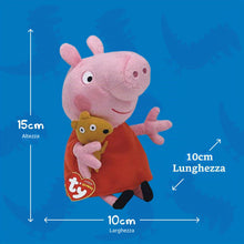Carica l'immagine nel visualizzatore di Gallery, Ty Beanie Babies - Floppy, Collezione Peppa Pig, Peppa Pig, Morbido Peluche da Collezionare, Idea Regalo per Grandi e Pi