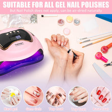 Carica l'immagine nel visualizzatore di Gallery, Frasheng 180W Lampada UV LED Unghie,Nuovo Design Della Maniglia Dell'orecchio Di Gatto,Professionale Fornetto Unghie Semipermanente per Manicure,con 4 Modalità Timer,con Mini Lampada UV per Unghie