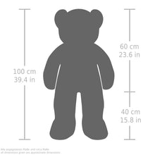 Carica l'immagine nel visualizzatore di Gallery, Brubaker Orsacchiotto XXL 100 cm - Marrone - Orso Orsetto Morbido Gigante