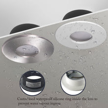 Carica l'immagine nel visualizzatore di Gallery, Sweier IP65 Faretto da Incasso per Bagno, Colore Bianco (Lampadine non Incluse), GU10 Impermeabile (Incluso Attacco GU10