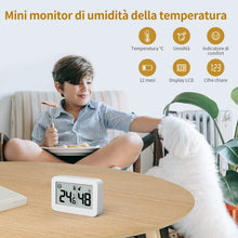 Carica l'immagine nel visualizzatore di Gallery, DOOMAY Mini Igrometro Termometro Interno Digitale Set da 2