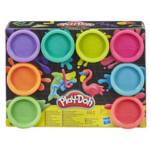 Carica l'immagine nel visualizzatore di Gallery, Play-Doh Hasbro Giochi per la Festa di Halloween per Bambini e Bambine da 2 Anni, Pasta da Modellare Neon Colori Vivaci (Confezione da 8 vasetti)