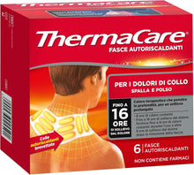 Carica l'immagine nel visualizzatore di Gallery, ThermaCare Fasce Autoriscaldanti a Calore Terapeutico per Dolori di Collo, Spalla, Polso, 8 Ore Calore Costante, 6 Fasce Monouso