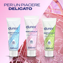 Carica l'immagine nel visualizzatore di Gallery, Durex Naturals Lenitivo, Lubrificante Sessuale Intimo, Gel per Rapporti Intimi e Secchezza Vaginale, 100% Ingredienti di Origine Naturale, Con Aloe Vera, 100 ml