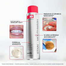 Carica l'immagine nel visualizzatore di Gallery, Hismile iD Stain Collutorio Sbiancante – Collutorio Sbiancante Senza Alcol con Perossido di Idrogeno e Oli Essenziali, R