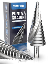 Carica l'immagine nel visualizzatore di Gallery, Fresa conica 4-32 mm HSS punta a gradini per metallo lamiera plastica