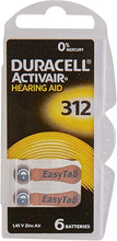 Carica l&#39;immagine nel visualizzatore di Gallery, Duracell 312 Marrone, Batterie per Apparecchi Acustici con Easy 60
