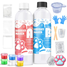 Carica l'immagine nel visualizzatore di Gallery, Squishy Kit di Silicone Liquido 500g, per Taba Squishy fai da te Kit
