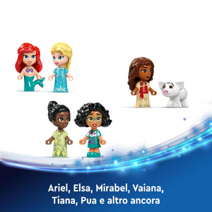 LEGO ǀ Disney Princess Calendario dell'Avvento 2024, Giocattolo di Natale con Personaggi tra cui Elsa, Tiana, Ariel, Vaiana e Mirabel, Giochi per Bambine e Bambini da 5 Anni, Idea Regalo 43253