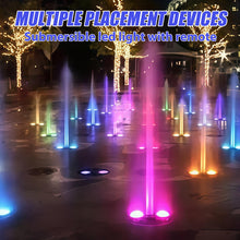 Carica l'immagine nel visualizzatore di Gallery, Illuminazione Subacquea Piscina Con Telecomando 4 Pezzi Luce Piscina RGB Con 16 Colori, Multicolore RGB Luci Piscina, Lu