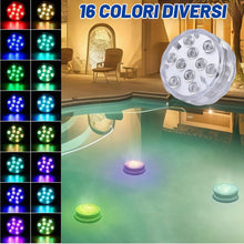 Carica l'immagine nel visualizzatore di Gallery, Illuminazione Subacquea Piscina Con Telecomando 4 Pezzi Luce Piscina RGB Con 16 Colori, Multicolore RGB Luci Piscina, Lu