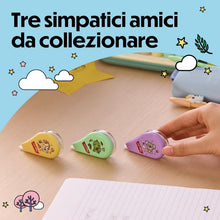 Carica l'immagine nel visualizzatore di Gallery, BIC Nastri correttori Tipp-Ex Vibbies Mini Pocket Mouse (5 mm x 6 m) con simpatici animaletti - Confezione da 6