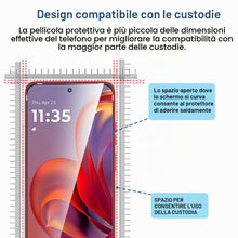 Carica l'immagine nel visualizzatore di Gallery, 2+2 Pezzi Vetro Temperato per Motorola Moto Edge 60 Neo/Moto Edge 50 Neo 5G Pellicola Prottetiva con Pellicola Fotocamer