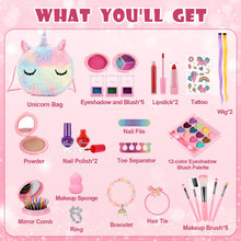 Carica l&#39;immagine nel visualizzatore di Gallery, Anpro Trucchi Bambina Set, 41 Pezzi Set di Trucchi per Bambini e Bambine, per ragazze, Giocattoli, Halloween, Natale, Regalo di Compleanno per Ragazze 4, 5, 6, 7, 8, 9, 10 anni