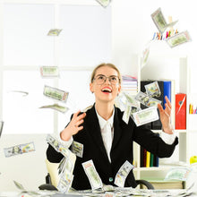 Carica l'immagine nel visualizzatore di Gallery, 140 Pezzi Prop Money HSYWSH Dollar Finti Dimensioni Reali, Money Dollar, Fake Scheine, Cash Giocattolo per Bambini, Copy