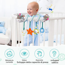 Carica l'immagine nel visualizzatore di Gallery, Vicloon Giocattolo per Passeggino, Giocattolo a Spirale per Culla con Sonagli, Specchio e Massaggiagengive, Passeggino E