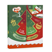 Carica l&#39;immagine nel visualizzatore di Gallery, Kinder per Due da Condividere - Calendario Avvento 2025, 48 Cioccolatini e Snack Assortiti Kinder, Idea Regalo, Confezione da 336 gr